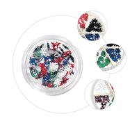 OSALADI Pegatinas para Uñas de Halloween y Navidad Calcomanías Metálicas Decorativas 100 Piezas 50 Unidades Modelo 1 50 Unidades Modelo 2 Adhesivas para Arte de Uñas DIY