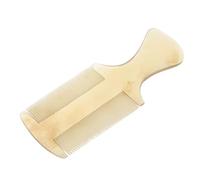 OSALADI Peine de Cuerno Natural Antiestático para Cuero Cabelludo Sensible Peine Pequeño de Dientes Finos Hecho a Mano para Mujeres Cuidado y Desenredante Portátil