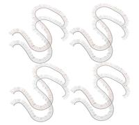 OSALADI Pestañas Postizas De Muñeca Naturales 20 Piezas 20×0,8 Cm Fibra Ultrafina Negras y Marrones Para Muñecas Diy Accesorios Manualidades