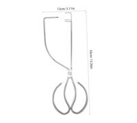 OSALADI Pinza Inoxidable para Escultura y Modelado de Arcilla Herramienta Ergonómica para Agarre Seguro Resistente al Calor para Cerámica Alfarería