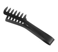 OSALADI Pinzas para Espaguetis de Acero Inoxidable 1.0 MM Negras Punta Afilada, Herramienta Multifuncional para Barbacoa, Buffet y Cocina, Ideales para Servir Pasta y Carne en Casa Aire