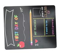 OSALADI Pizarra Escolar Doble Cara para Primer Día Cartel Reutilizable para Decoración de Aula Tablero Resistente y para Planificación y Regreso a Clases