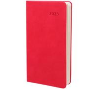 OSALADI Planificador Rojo Cuaderno de Notas Portátil para Estudiantes Organizador de Agenda de Planeación Libreta de Trabajo y Estudio para Oficina y