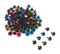 OSALADI Plastic Safety Eyes For Crafts with Washers Round Plastic Eyeballs For Crochet Animals DIY Puppets Bear Dolls and Stuffed Toy Making