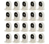 OSALADI Portalámparas Fluorescente T8/G13 20 Piezas para Tubo LED, Soporte Duradero para Iluminación en Hogar y Oficina sin Necesidad de Cebador Color Aleatorio
