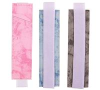 OSALADI Portalápices Elástico de PU para Bolígrafos 3 Pcs Funda de Almacenamiento para Cuadernos Resistente y Multiusos para Oficina y Estudio