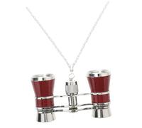 OSALADI prismáticos telescopio binoculares de Teatro Antiguos Binocular de Metal con Collar Metal Completo Vidrio de Teatro Perder