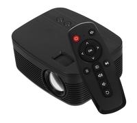 OSALADI Proyector Led Multifuncional Portátil para Entretenimiento Casa Proyección Tecnología De Reflexión Compatible con TV Stick y Dispositivos Móviles