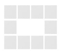 OSALADI Puntos Adhesivos Transparentes de Doble Cara Redondos 10 MM Diámetro 1000 Unidades Masilla Adhesiva Removible sin Dejar Rastro para Montaje de Carteles Fotos y Decoración en