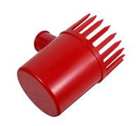 OSALADI Recolector de Fruta Plástico Rojo para Jardín Herramienta Ergonómica para Cosechar Frutos Pequeños y Cítricos Pala para Recoger Frutas Utensilio Ligero y Duradero para