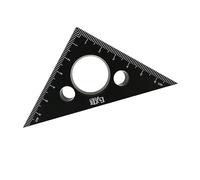 OSALADI Regla Triangular De Aleación De Herramienta Práctica para Trabajar La Madera Resistente De Oficina Regla Triangular De Carpintero