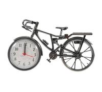 OSALADI Reloj de Escritorio Decorativo en Forma de Bicicleta Plástico Resistente Diseño Europeo y Americano Adorno Creativo para Hogar U Oficina Adecuado para Repisas y Estantes sin