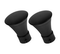 OSALADI Remates para Barras de Cortina de Hierro Negro Extremos Decorativos de 22 MM 2 Piezas Accesorios Modernos para Decoración de Ventanas y Manualidades