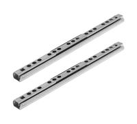 OSALADI Rieles para Cajones Rodamientos de Bolas y Montaje Lateral, Correderas Extensibles 17 MM, 2 Piezas 182 MM, para Muebles de Oficina y Cocina