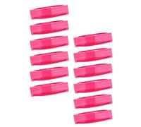 OSALADI Rulos Cabello Autoadherentes 12 Piezas, Espumas para Peinado sin Calor, Color Rosa Fucsia, Set para Rizos y Ondas en Casa, Herramientas de Peluquería para Cuidado Capilar