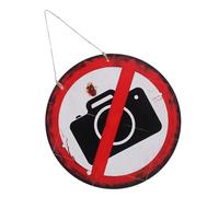 OSALADI Señal de Pared Vintage No Se Permiten Fotos ni Vídeos de Madera Robusta 30X30 CM para Decoración de Clubes y Restaurantes Letrero de Advertencia Visible para Interiores