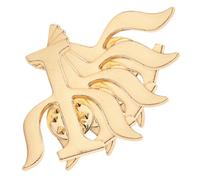 OSALADI Set de 4 Broches para Mujer Diseño Elegante de Aleación Dorada, Pin de Psiquiatra Decorativo y Versátil para Oficina y Viaje