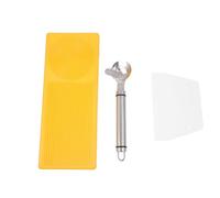 OSALADI Set de 4 Herramientas para Hacer Pasta Garganelli Molde Grande de Lino, Cortador de Fideos de Acero Inoxidable para Diestros, Rodillo Pequeño para Amasar y Tabla Color Aleatorio