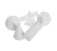 OSALADI Set De 5 Piezas De Estatua Geométrica De Resina Miniatura, Modelo De Boceto Reutilizable, Simulación De Yeso, Accesorio para Dibujo y Práctica Artística, Adecuado para Estudiantes