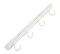 OSALADI Soporte Adhesivo Extensible para Utensilios de Cocina Gancho Deslizante Colgador sin Taladro Blanco Organizador Multiuso para Llaves y Espacio Reducido