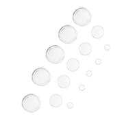 OSALADI Soporte Base Redonda de Exhibición de Acrílico Transparente Estable en Superficie Plana Pack de 15 Piezas para Joyería Adecuado para Oficina y Ferias