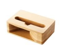 OSALADI Soporte de Madera Base Ligera y Rectangular para Teléfono Móvil Amplificador de Sonido Físico Adecuado para Oficina y Dormitorio