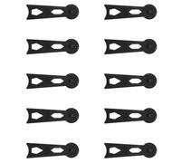 OSALADI Soporte Giratorio de Plástico Negro Pequeño para Marcos de Fotos y Obras de Arte, Soporte de Escritorio para Exhibición, Pedestal para Fotos Compatible Pantallas de Mesa, Paquete