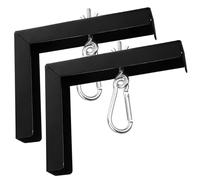 OSALADI Soporte Metálico en L Ajustable para Pantalla de Proyector de 6 Pulgadas con Gancho para Colgar en Pared Adecuado para Instalación en Techo y Pared en Hogar Oficina y