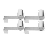 OSALADI Soporte para Boquilla de Bidé de Acero Inoxidable Gancho de Pared para Rociador de Limpieza de Inodoro Base Fija para Ducha Portátil Kit de 4 Unidades para Higiene Privada Baño