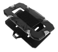 OSALADI Soporte para Teléfono de Montaje Pecho, Portador de Teléfono de Pecho Plegable, Tablero de Navegación para Chaleco, Plástico, Negro, para Senderismo y Acampada