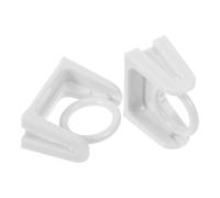 OSALADI Soportes Adhesivos para Barra de Ducha 2 Pcs de Color, Ganchos Ajustables sin Perforación para Baño y Cocina, Soporte Práctico para Cortinas, Fácil Instalación y Uso Doméstico