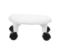 OSALADI taburete de polea taburete bajo pequeño taburete rodante para el hogar taburete con ruedas taburete giratorio con ruedas taburete bajo con ruedas el plastico