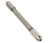 OSALADI Taladro Manual de Doble con Mini Mandril Herramienta de Precisión para Joyería y Reparación de Relojes Diseño de Cabeza Giratoria para Bits Pequeños Práctico