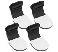 OSALADI Tapones Antipolvo de Silicona Negra para Puerto Micro USB, 4 Unidades, Adhesivos para Protección de Enchufe Telefónico, Compatibles con Teléfonos, Accesorios para