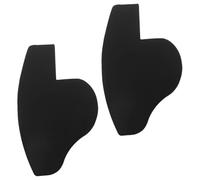 OSALADI Tarjetas Aplicadoras para Forma la Línea del Cabello y Bigote 2 Piezas Negro Pvc Portátil Diseño Clásico para Uso Personal Spray de Fibras Capilares