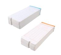 OSALADI Tarjetas de Control de Asistencia Mensuales para Reloj de Fichaje, Formato Doble Cara, Cartón Resistente, Color Frontal y Posterior, Compatible Máquinas de Registro de Oficina