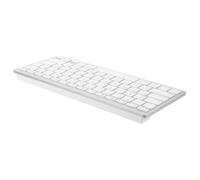 OSALADI Teclado Inalámbrico Hebreo Compacto para Oficina, Ultradelgado y Silencioso, Teclado de Membrana Portátil Tamaño Completo, Compatible Laptop y Pc, Color