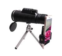 OSALADI Telescopio con Lente con Trípode Y Brújula 40x60 De Visión Nocturna para Color Negro