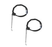 OSALADI Tirador Negro 2 Piezas con Cable de Aleación de Aluminio Resistentes y Duraderas Adecuado para Reparación DIY Sillón Reclinable para Sofá y Silla