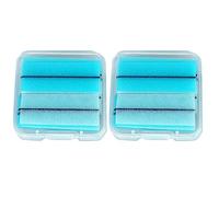 OSALADI Tiras Autoadhesivas para Pestañas Postizas, Pegamento en Barra sin Látex, 2 Cajas 10 Tiras Cada, Adhesivo Transparente y Seguro para Uso Diario en Maquillaje Profesional