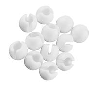 OSALADI Tope de Cordón para Persianas Verticales, 12 Piezas, Clips de Tope de Cadena de Bolas, Accesorios para Cortinas Enrollables, Posicionador de Ventana para Hogar y Cocina