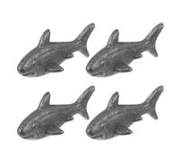 OSALADI Utensilios de Hierro Fundido 4 Piezas Forma de Pez para Cocinar y Suplementar Hierro en Dietas Veganas Deportistas