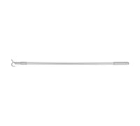 OSALADI Varilla Telescópica de 81 cm en Aluminio para Cortinas y Persianas, Barra de Tracción con Gancho para Abrir y Cerrar Ventanas, Uso en Ambientes Domésticos y