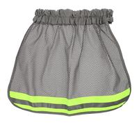 OSALADI Visera para Casco de Obra Reflectante Gris, Cubierta de Malla Transpirable Protector de Cuello UV, Accesorio para Sombrero Duro, Adecuado para Construcción y Actividades al Aire