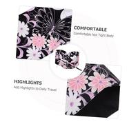 OSALADI Wide Japanese Kimono Waistband With Floral Embroidery For Women Polyester Sash For Traditional Festivals Themed Parties And Modern Dresses Accessory