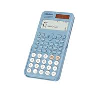 OSALO Calculadora científica de 417 funciones, pantalla escrita de 2 líneas, energía solar y batería, calculadora de 10+2 dígitos para estudiantes escolares, universidad, secundaria, azul (OS-991ES