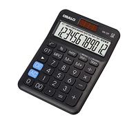 OSALO Calculadora de escritorio solar de 12 dígitos, con pantalla grande, calculadora de oficina con función de control TAX+/TAX, porcentaje y memoria, calculadora de escritorio para oficina, escuela