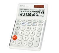 OSALO Calculadora de teclas grandes, pantalla grande, calculadora de escritorio de 12 dígitos, calculadora de oficina, escritura con función de control de valor agregado para escuela, oficina, cálculo