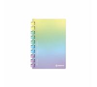 OSAMA - Cuaderno A5 15x21 Rayado, Libreta A5 de Anillas, Tapa Silicona Flexible Anti Arañazos y 120 Hojas Rayadas - Libretas Bonitas para Material Escolar y Papelería, Notebook Bloc de Notas Ecológico