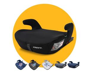 OSANN - Boost Isofix I-Size silla de coche elevadora 135-150 cm - negro - Con o sin Isofix, Guía de cinturón, Universal, Lavable, Reposabrazos